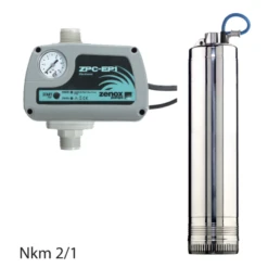 ZENOX 450W S/S SUBMERSIBLE MULTISTAGE PUMP WITH PRESSURE CONTROLLER