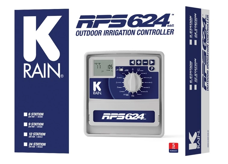 K RAIN RPS624 9 STATION CONTROLLER 1 K RAIN RPS624 9 STATION CONTROLLER