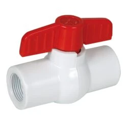 80MM PVC THREADED BALL VALVE