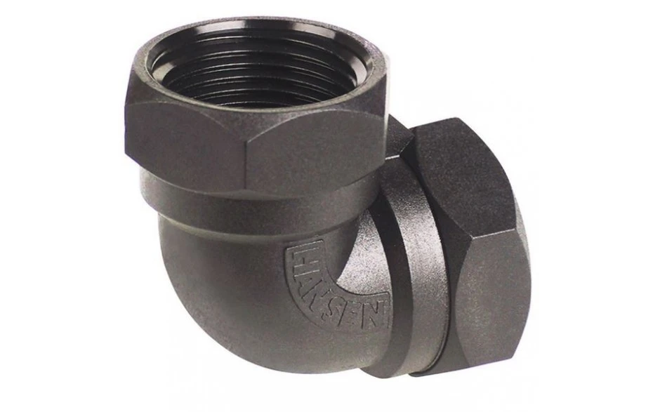 HANSEN 80MM POLY THREADED ELBOW 1 HANSEN 80MM POLY THREADED ELBOW