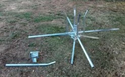 Poly Pipe Spinner Pipe Unroller Contractor Tripod